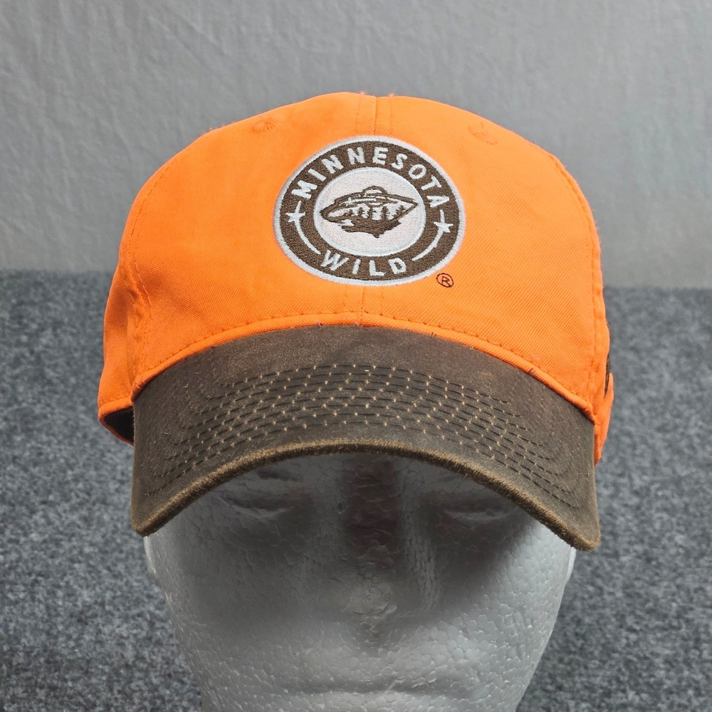 Minnesota Wild Hat Orange Hunting Pheasants Forever Brown Gander Mtn NHL Cap
